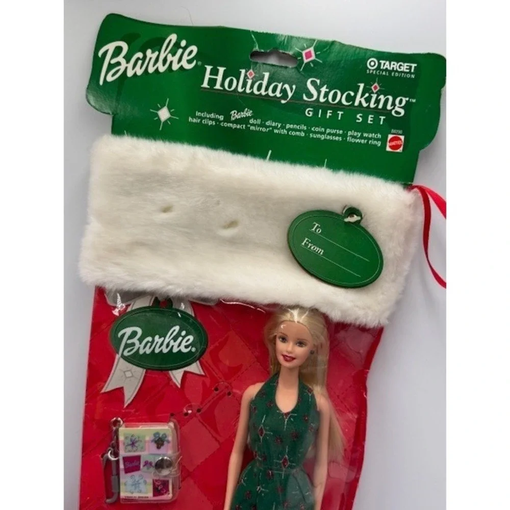 Barbie Holiday Stocking‎ Gift Set 2003 Target Special Edition Doll w/Accessories